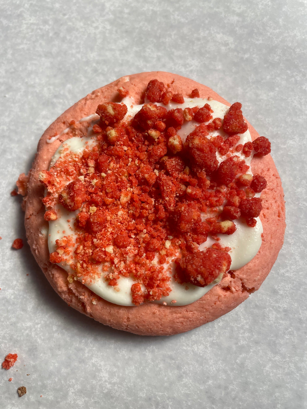Strawberry Shortcake Crunch Cookie